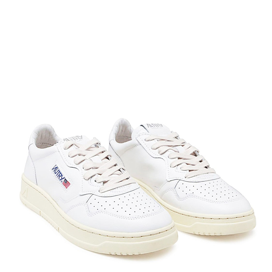 Autry White Leather Action Sneakers