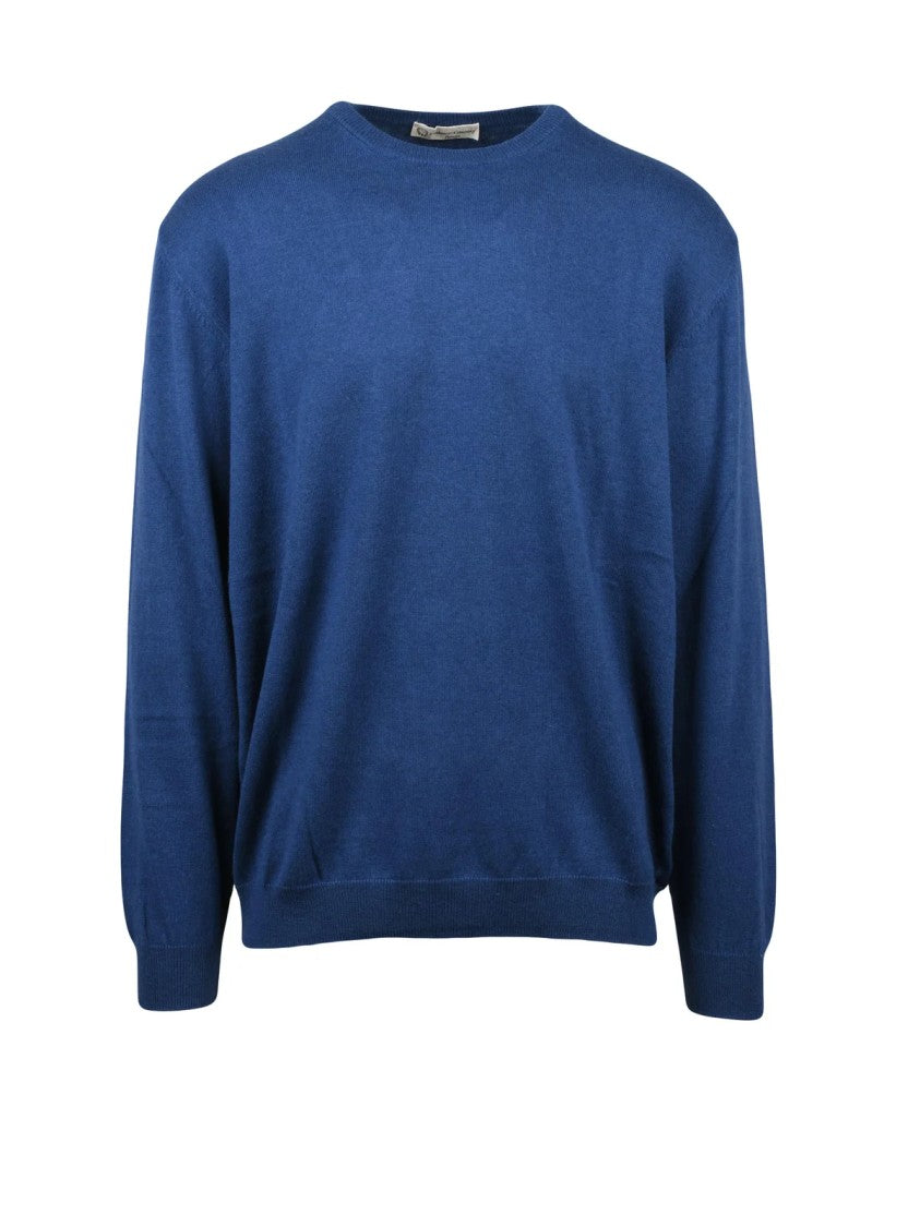 Cashmere Company P. Crewneck Sweater In Soft Cotton-Cashmere Blend