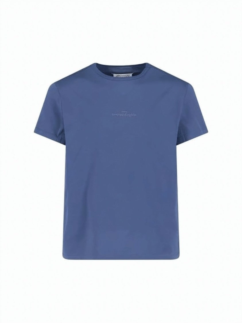 Maison Margiela Distorted Logo Print T-Shirt