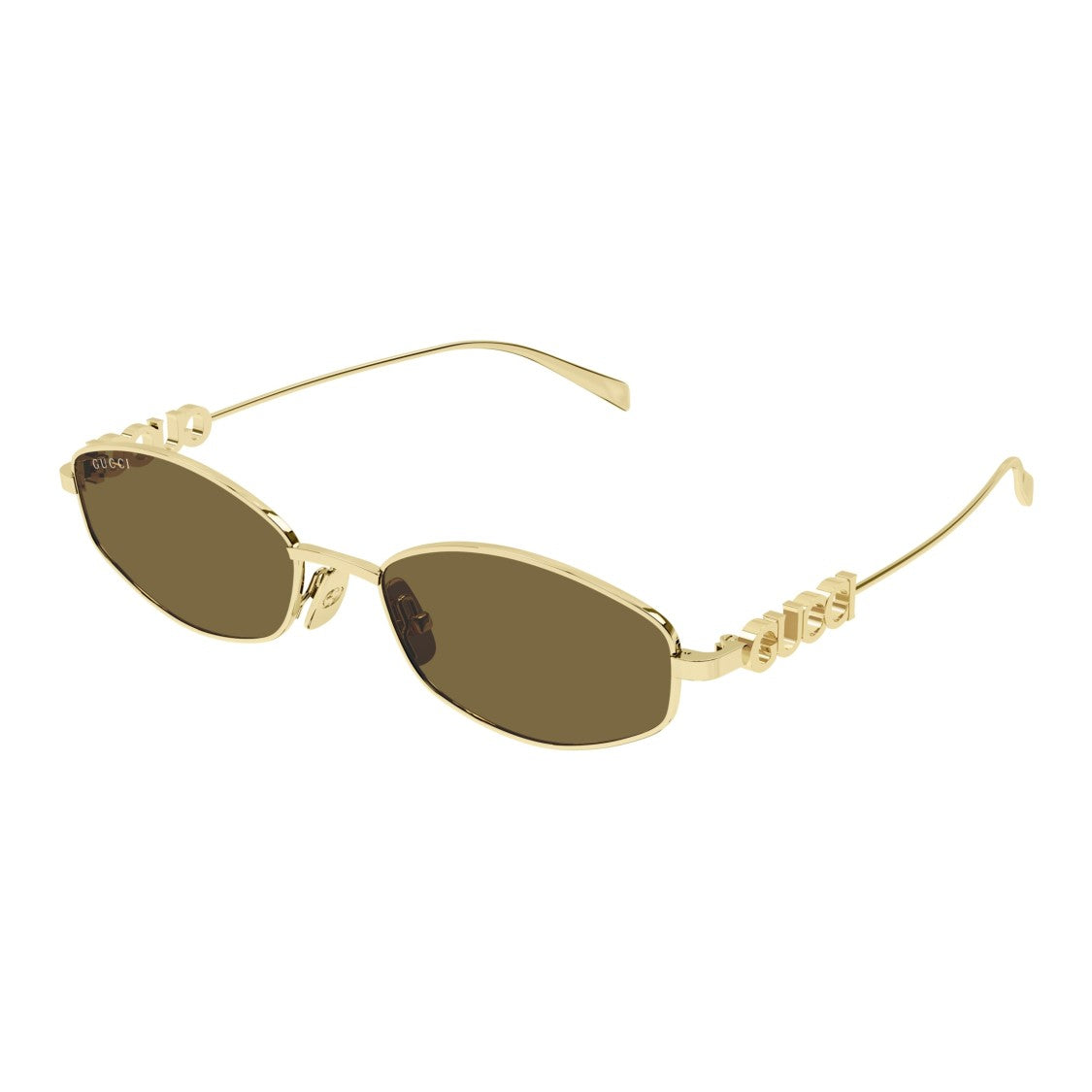 Gucci Narrow Rectangular Frame Sunglasses