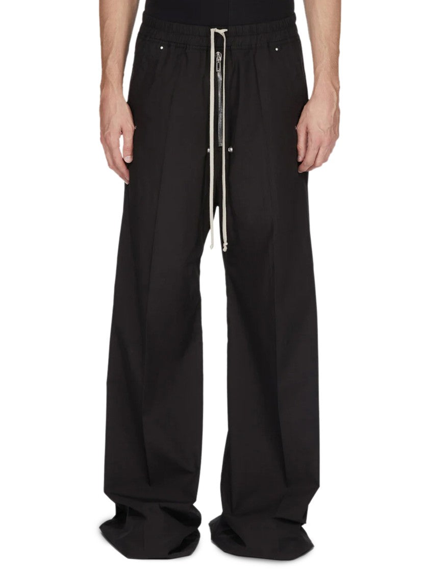 Drkshdw By Rick Owens Wide-Leg Trousers With Elastic Waistband And Drawstring