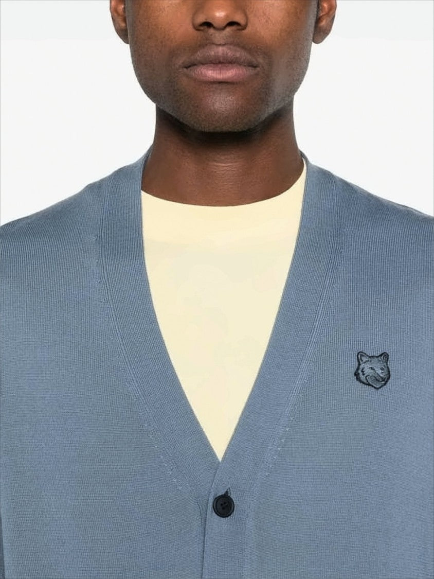 Maison Kitsuné Relaxed-Fit Wool Cardigan