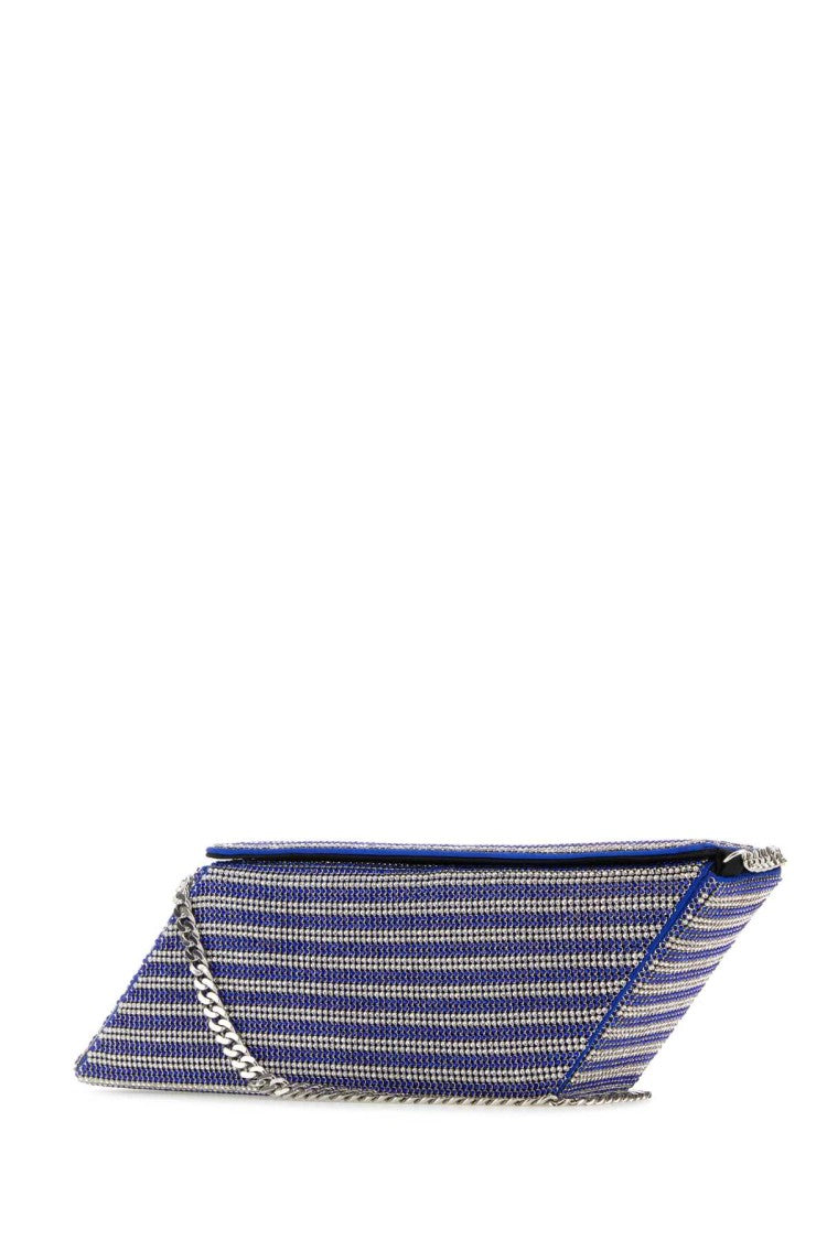 Kara Two-Tone Rhinestones Clutch