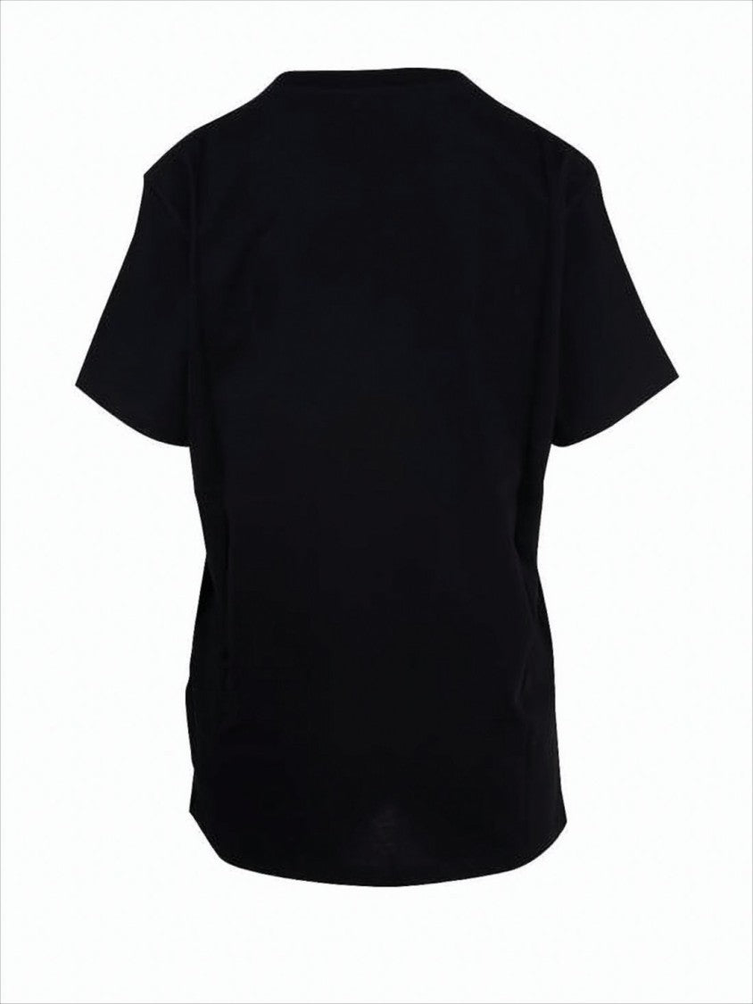 Loewe Classic Black Short-Sleeve T-Shirt With Intricate Emblem