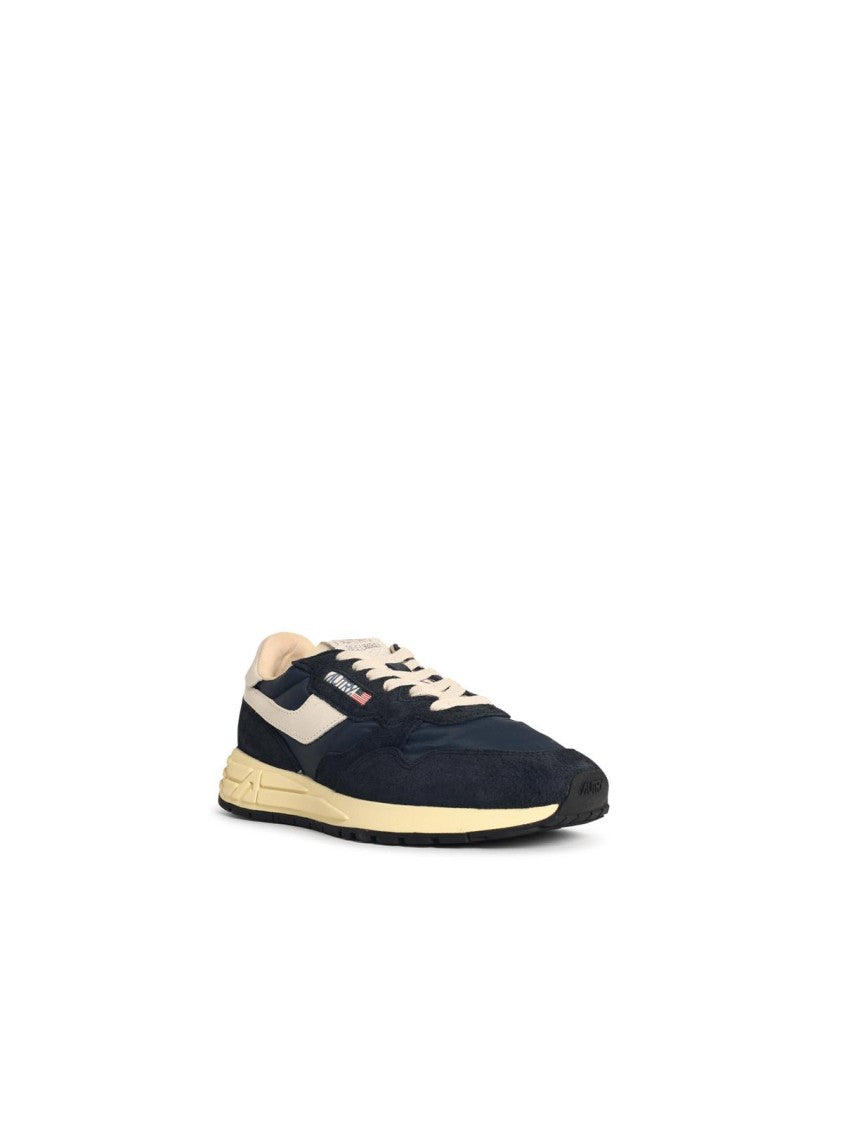 Autry Reelwind Low' Dark Blue Nylon Sneakers