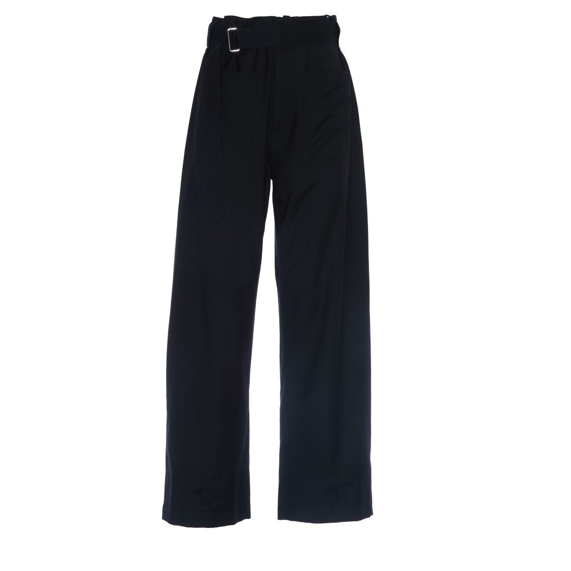 N°21 Wide-Leg Cargo Pants With Tonal Waistband