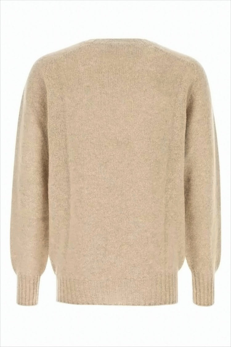 Howlin Relaxed Fit Wool Sweater With Puffed Sleeves