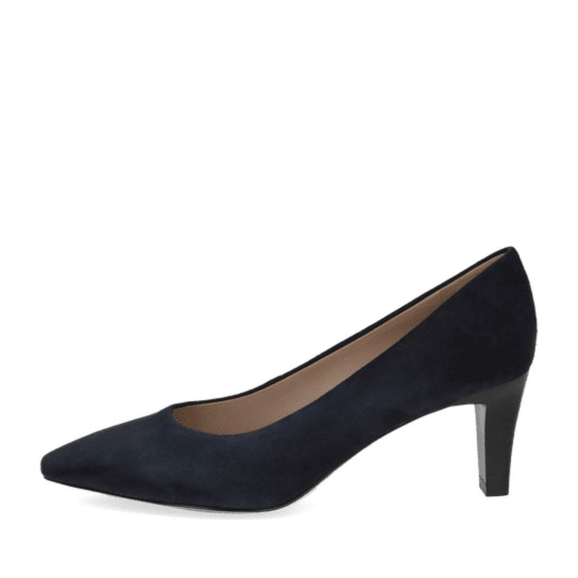 Peter Kaiser Blue Pointed Toe Polished Heel Leather Dress Pumps