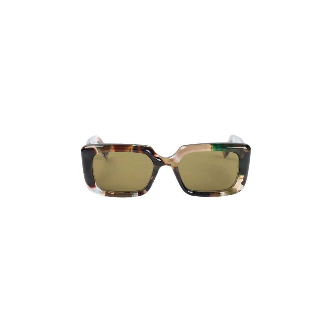 Gucci Gg 1906S Green And Brown  Acetate Sunglasses