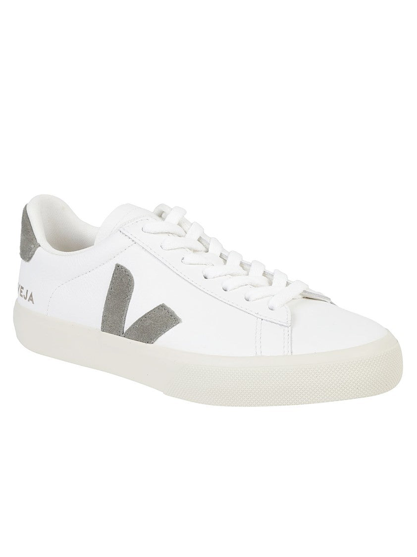 Veja Campo Chrome-Free Leather Suede-Accent Sneakers