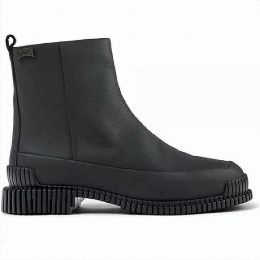 Camper Smooth Matte Finish Ankle Boots With Sole