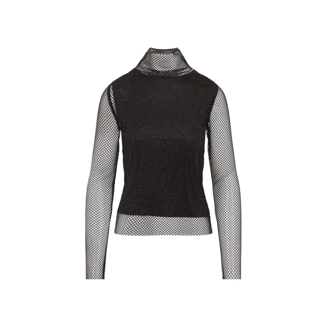 Sportmax Gerarda Crystal Top With Stand-Up Collar