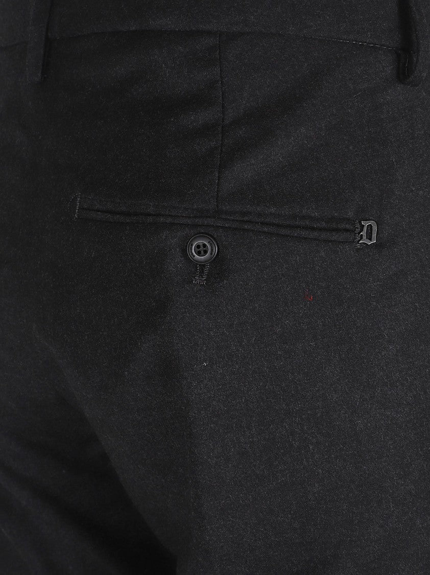 Dondup Slim Fit Gaubert Stretch Flannel Chinos