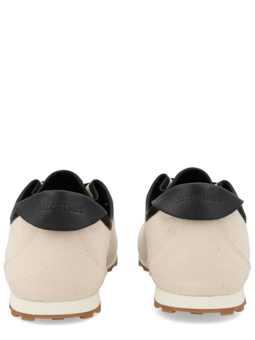 Jacquemus Les Tennis Low-Profile Lamb Leather Sneakers