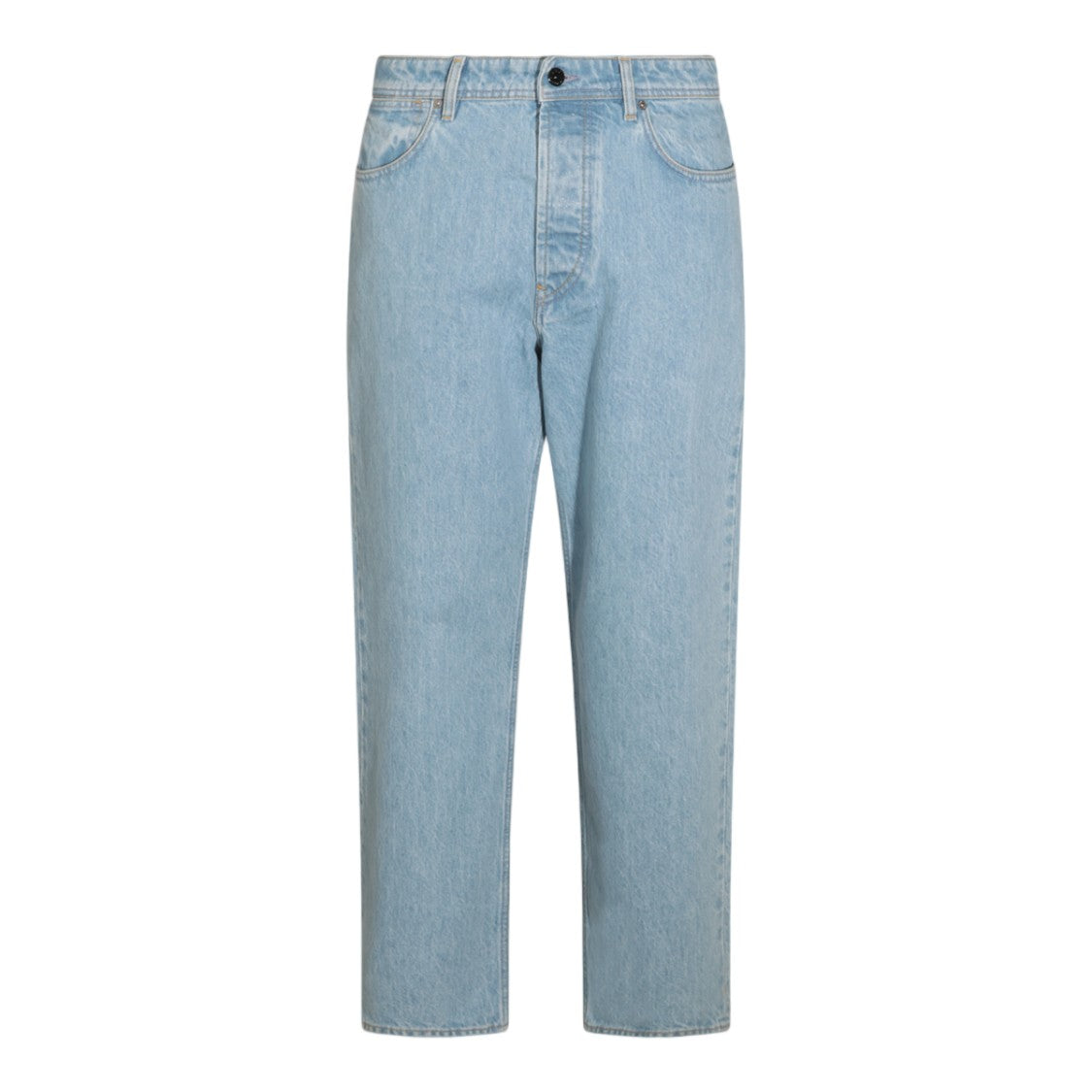 Stone Island Light Wash Classic Five-Pocket Straight-Leg Jeans