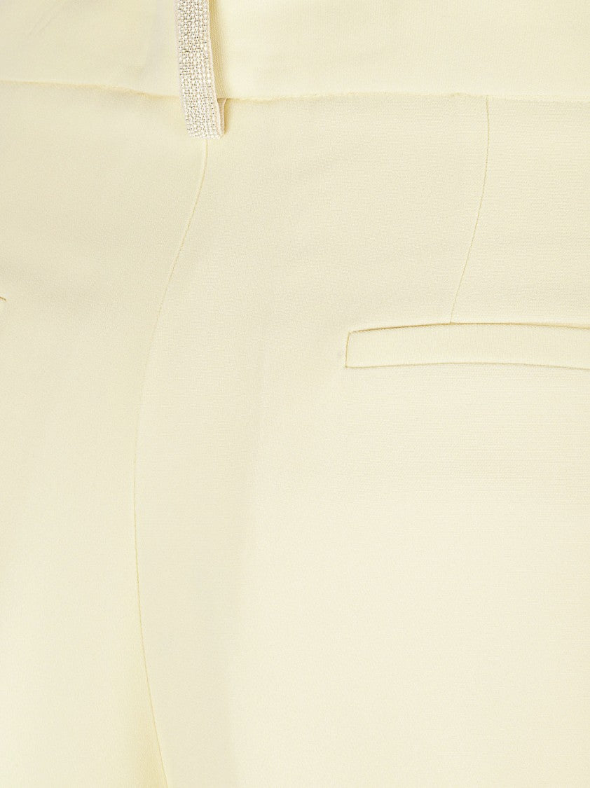 Fabiana Filippi High-Waist Straight-Leg Trousers With Pressed Creases