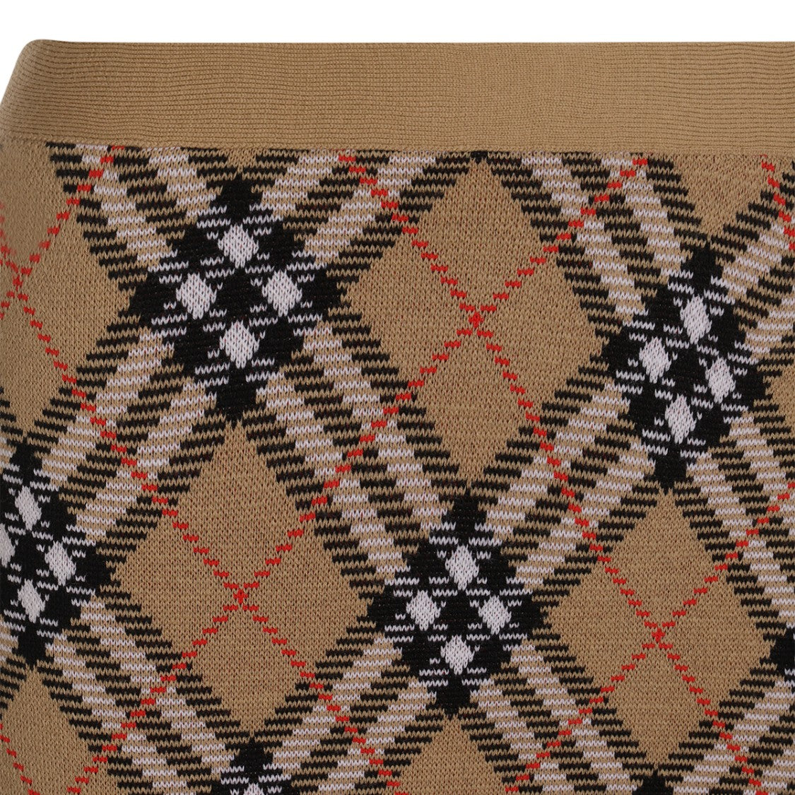 Burberry Knee-Length Skirt With Classic Checkered Pattern