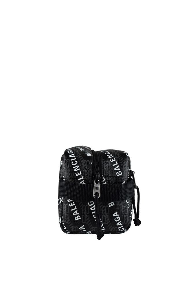 Balenciaga Black Canvas Toiletry Bag