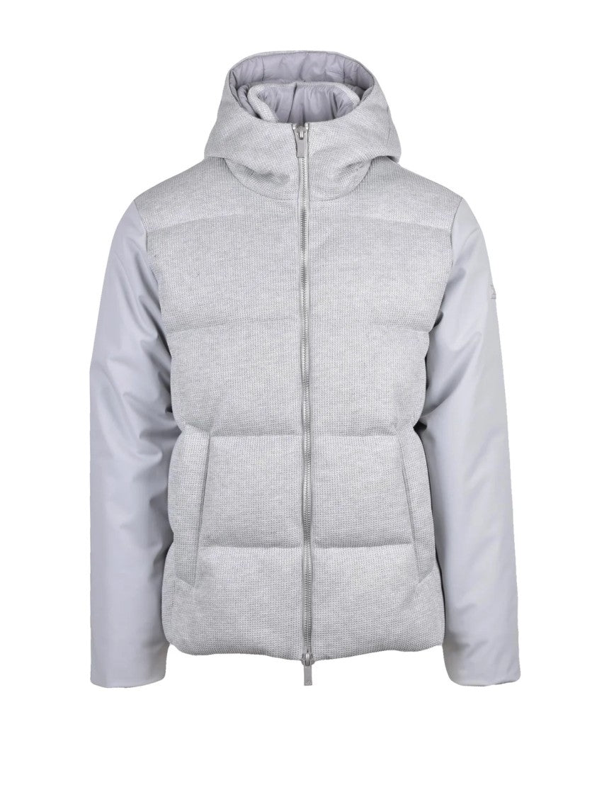 Unity Grey Quilted Cooper Recycled Polyester Down Jacket