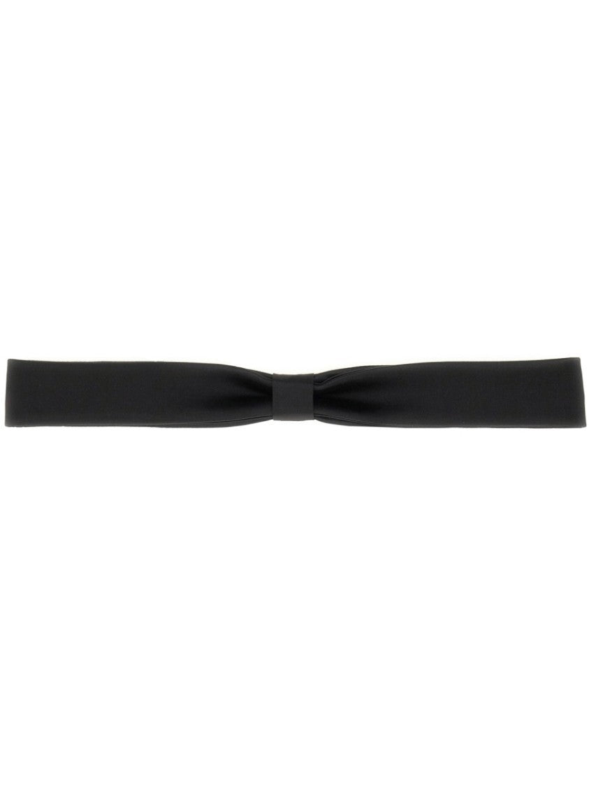 Nina Ricci Satin Bow Tie