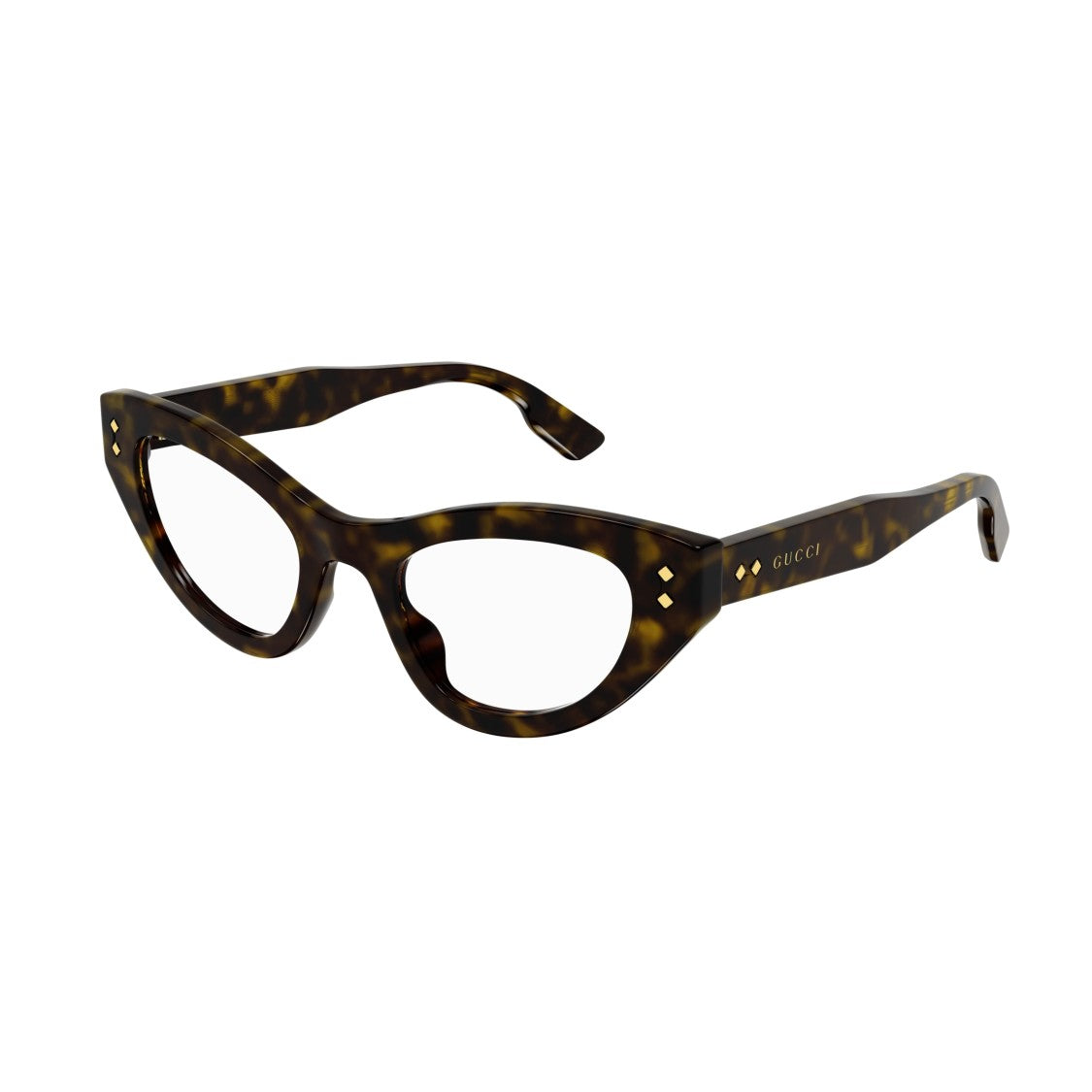 Gucci Gg1083o Cat-Eye Tortoiseshell Eyeglasses