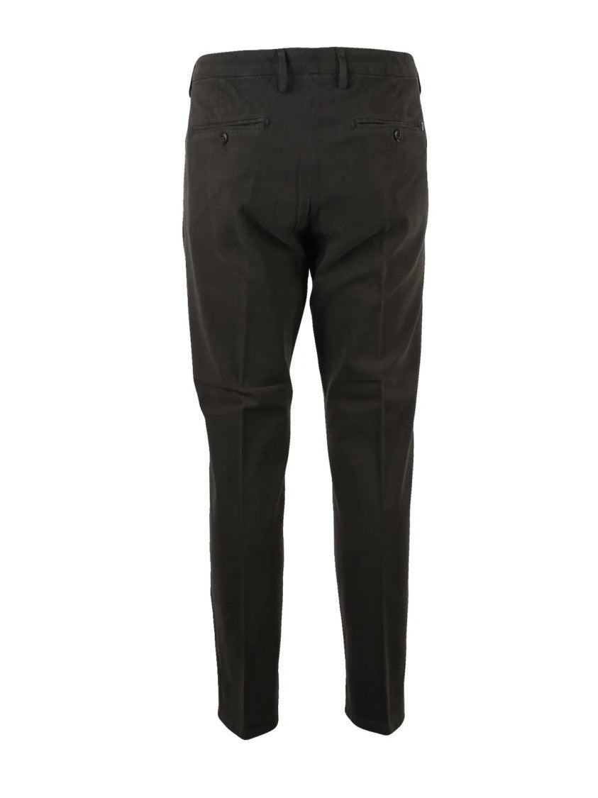Dondup Brown Ral Slim-Fit Stretch Cotton Trousers