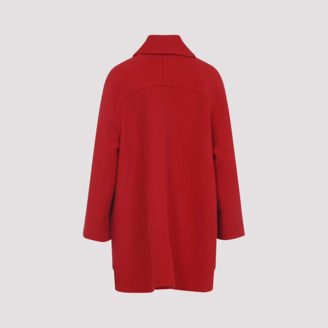 Valentino Red Virgin Wool Coat