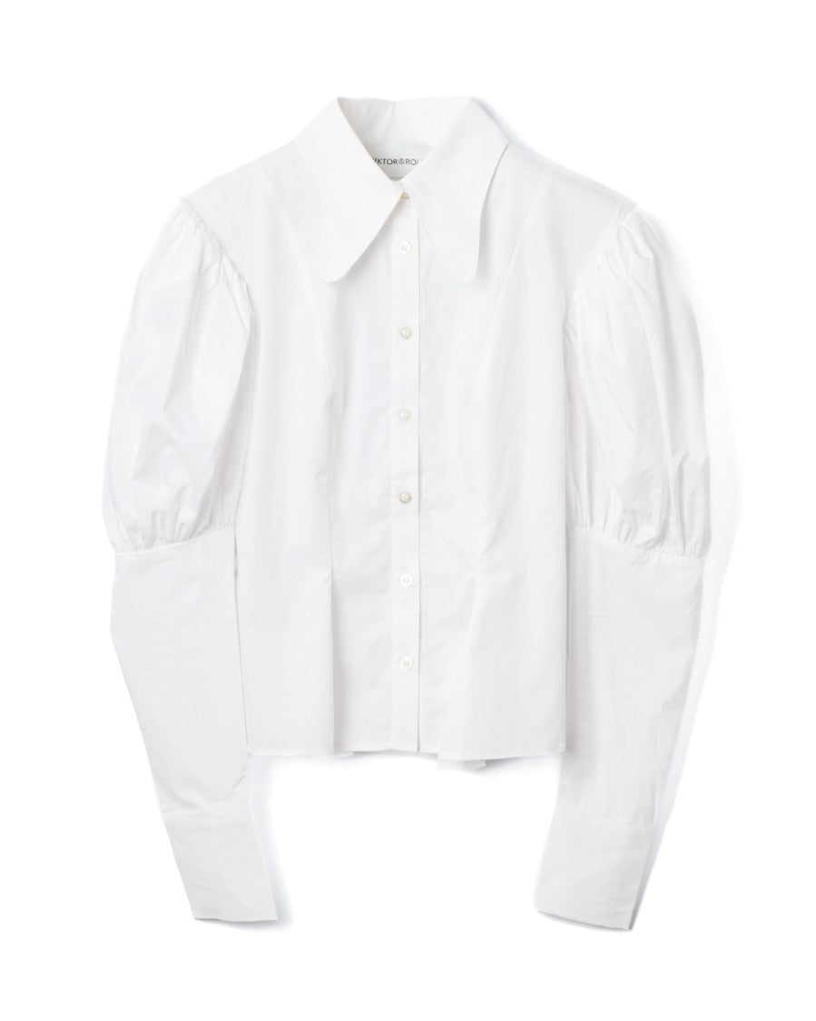 Viktor & Rolf Voluminous Puff Sleeve White Shirt