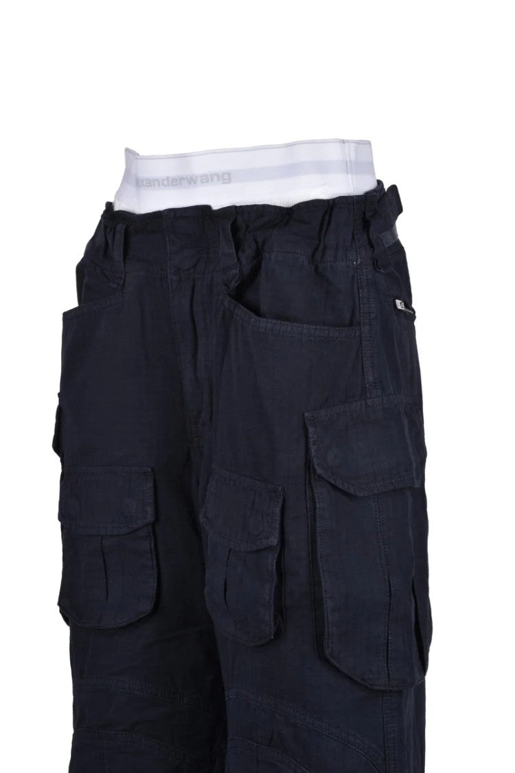 Alexander Wang Comfort Cargo Trousers - Blue
