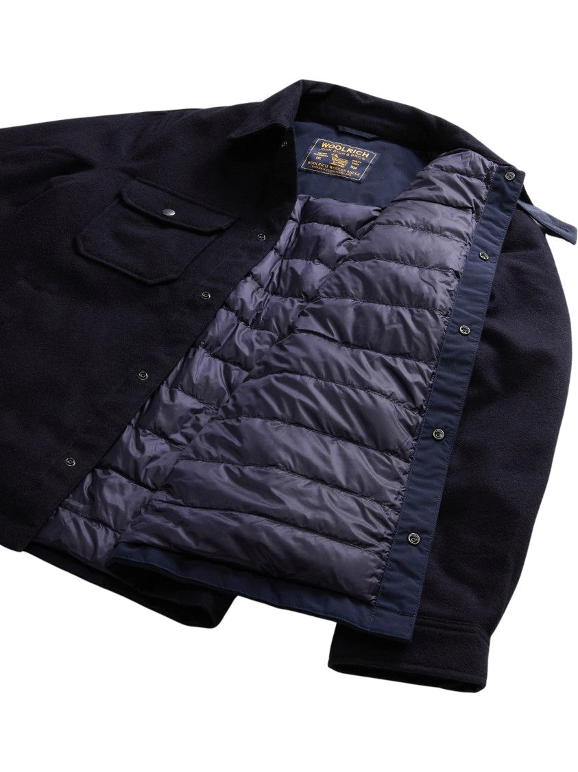 Woolrich Padded Alaskan Wool-Blend Overshirt