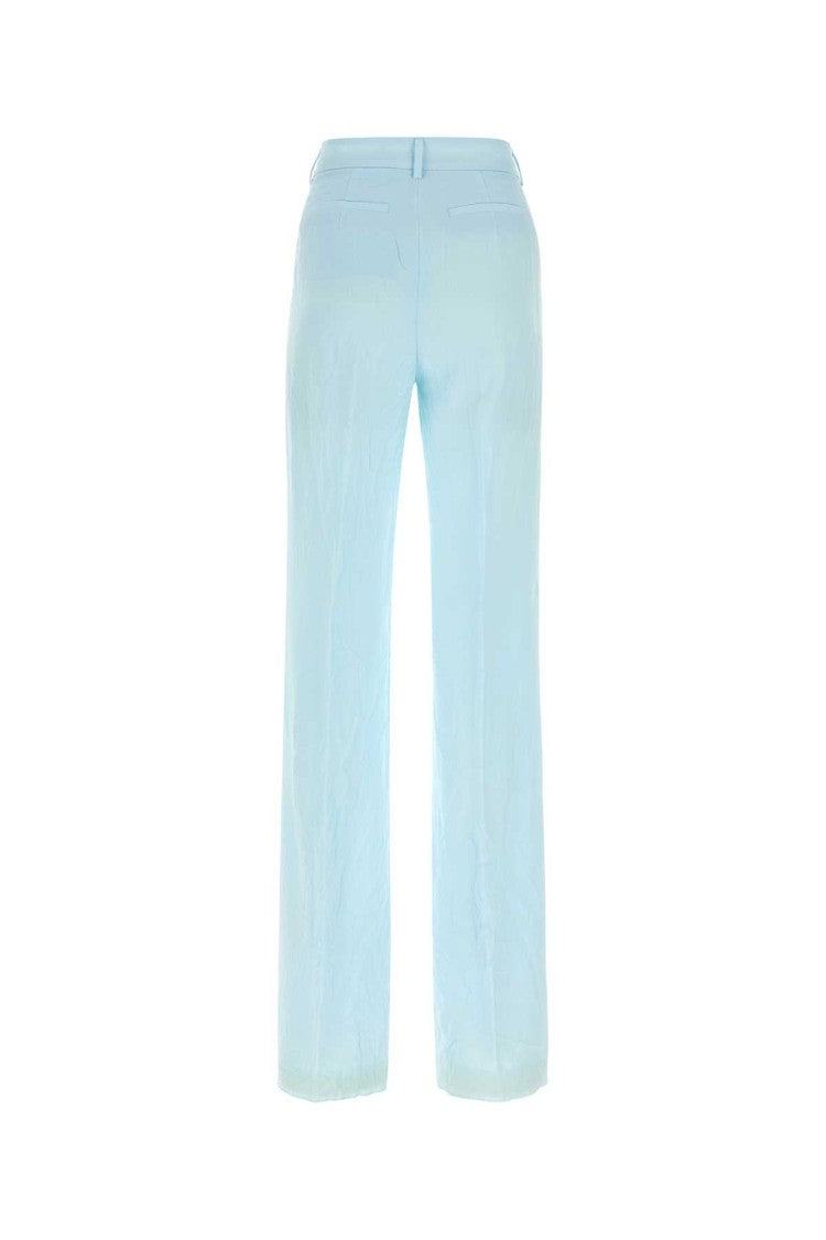 Sportmax Pastel Light-Blue Viscose Persia Pant