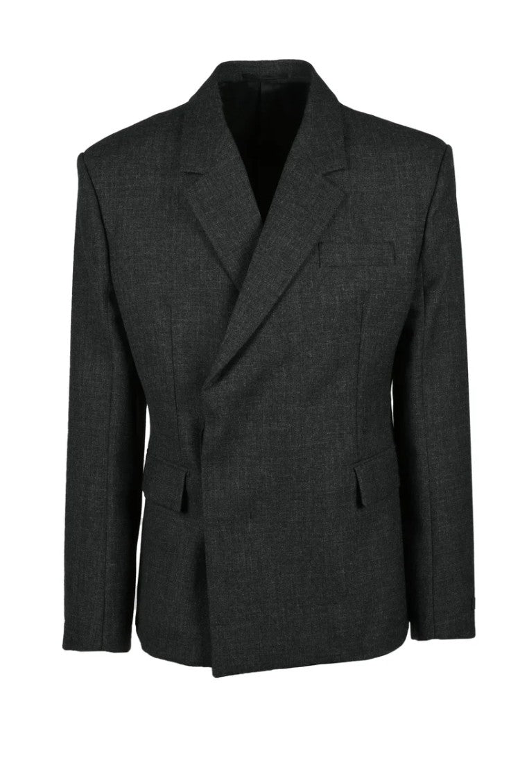 Prada Jacket Virgin Wool - Grey