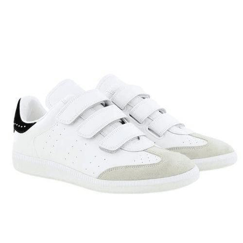 Isabel Marant Low-Top Sneakers With Velcro Closure And Suede Overlays