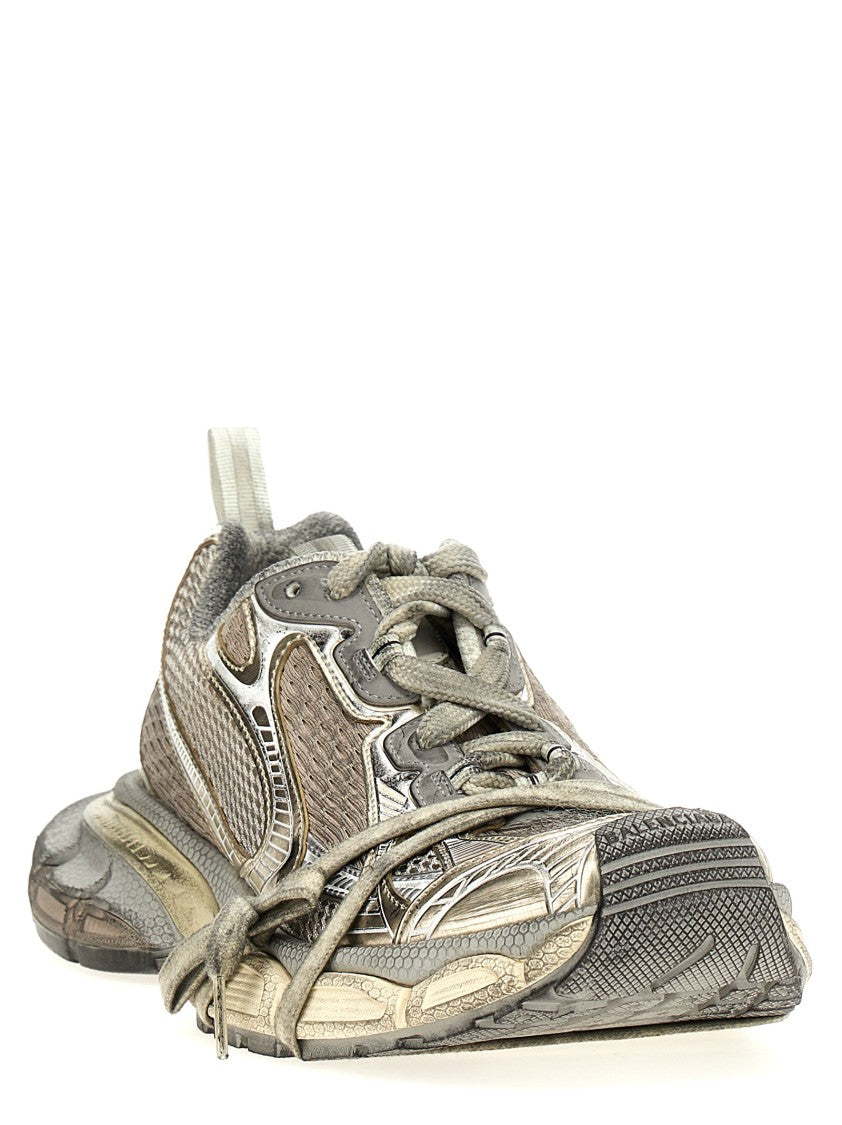 Balenciaga Chunky Layered Sneakers With Worn Effect