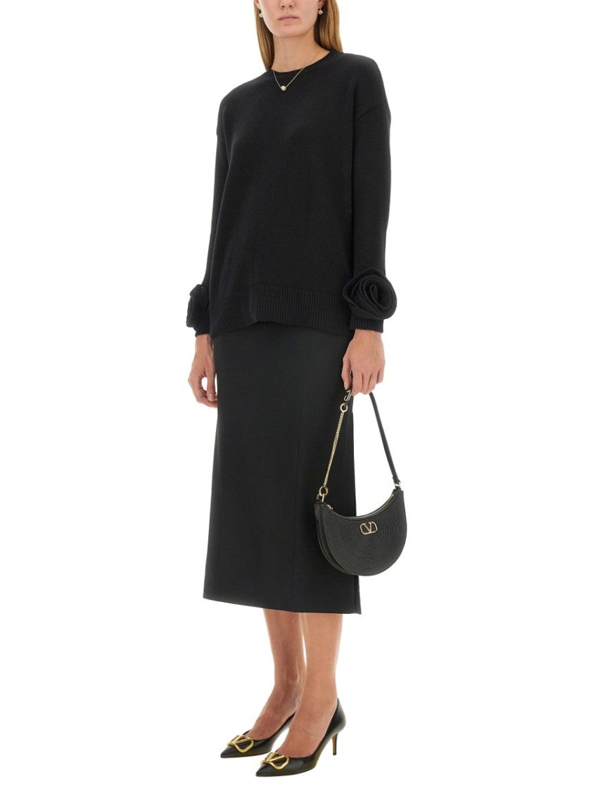 Valentino Regular Fit Wool Jersey Sweater