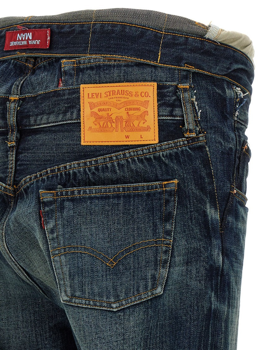 Junya Watanabe Stonewashed Denim Jeans