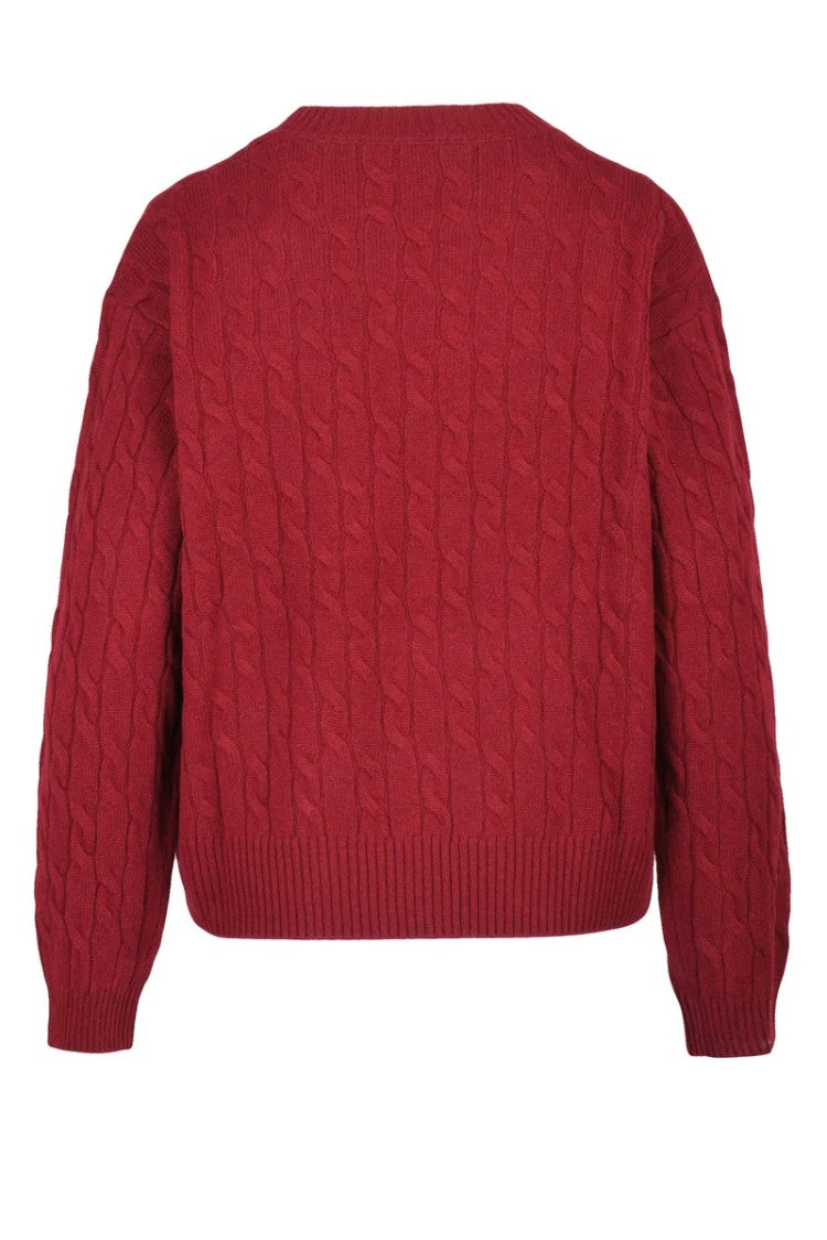 Ballantyne Crew Neck Sweater - Red