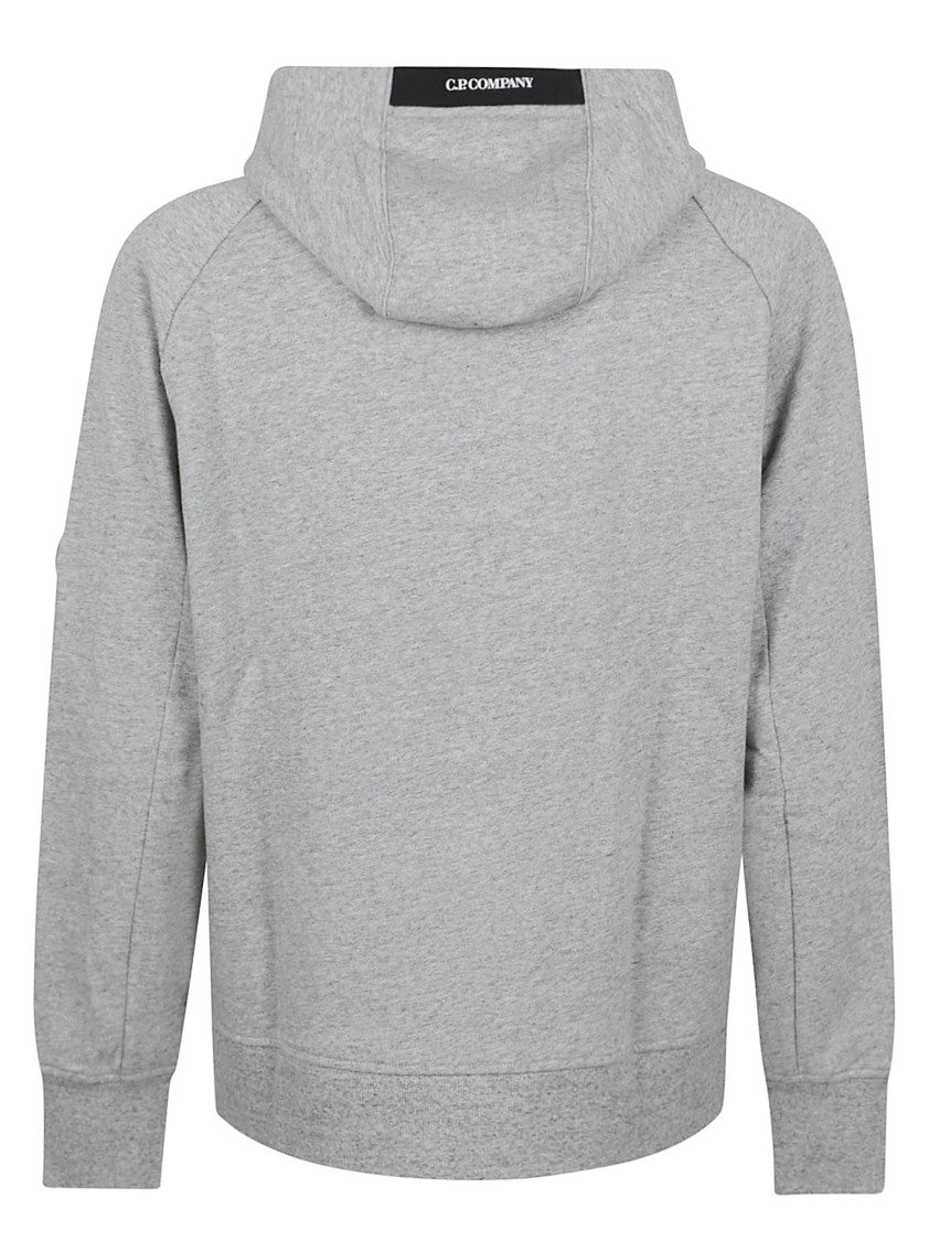 C.P. Company Diagonal Raised Fleece Full Zip Hooded Sweatshirt