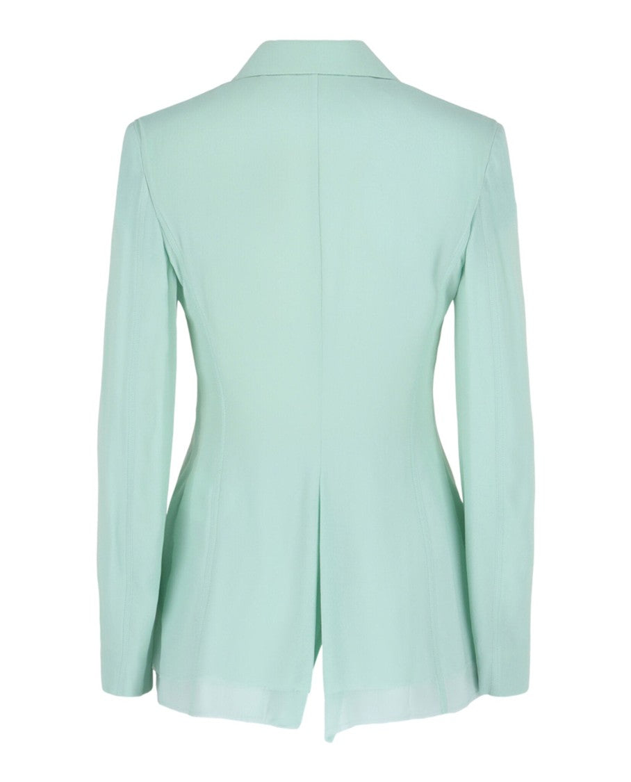 Givenchy Single-Breasted Sheer Silk Blazer