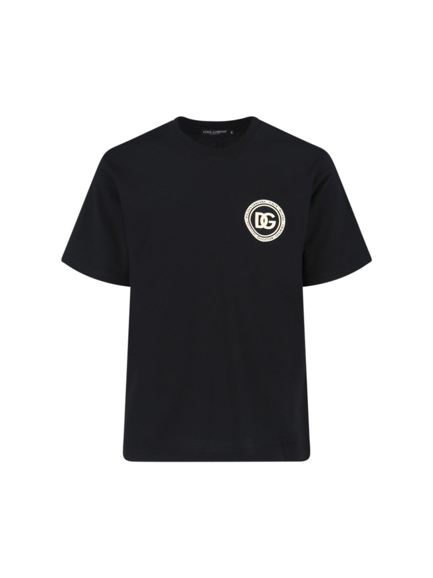 Dolce & Gabbana Logo T-Shirt – Black