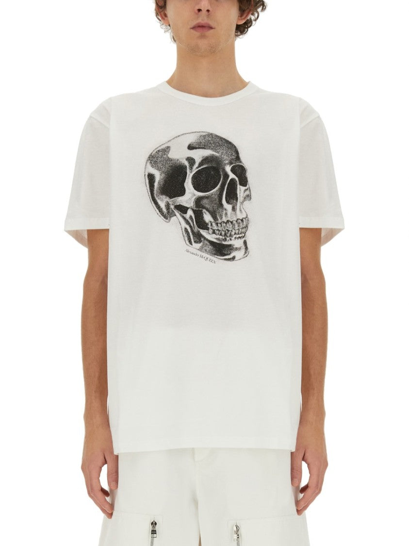Alexander Mcqueen Skull Print T-Shirt