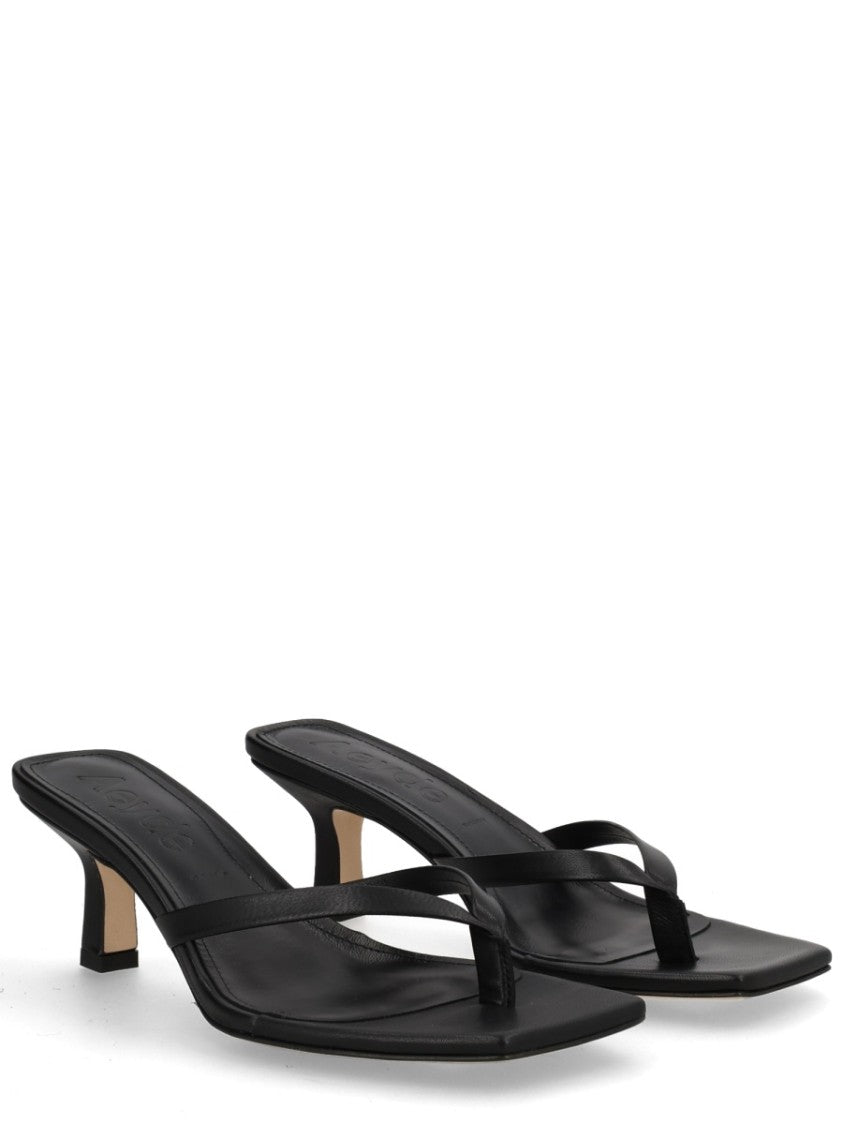 Aeydē Wilma Nappa Leather Square Toe Sandals