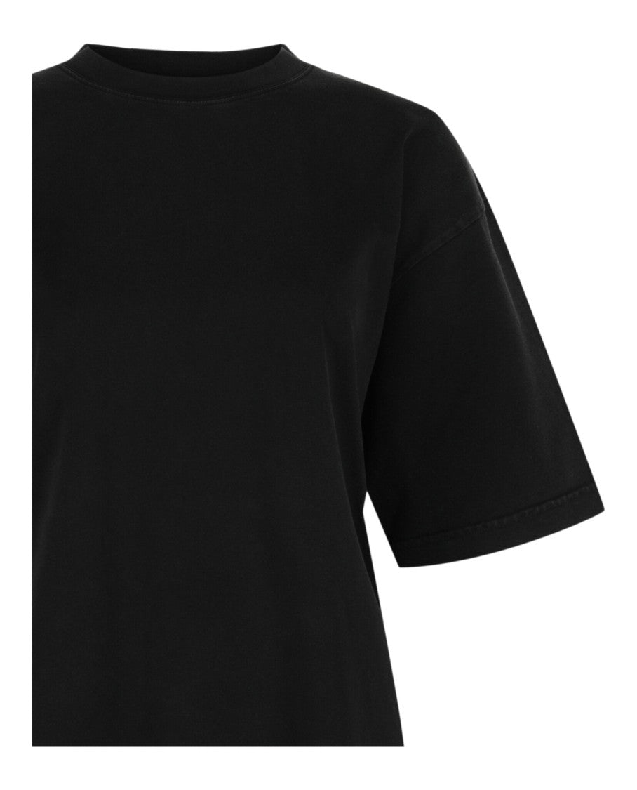 Balenciaga Medium Fit Crystal Embellished Logo T-Shirt