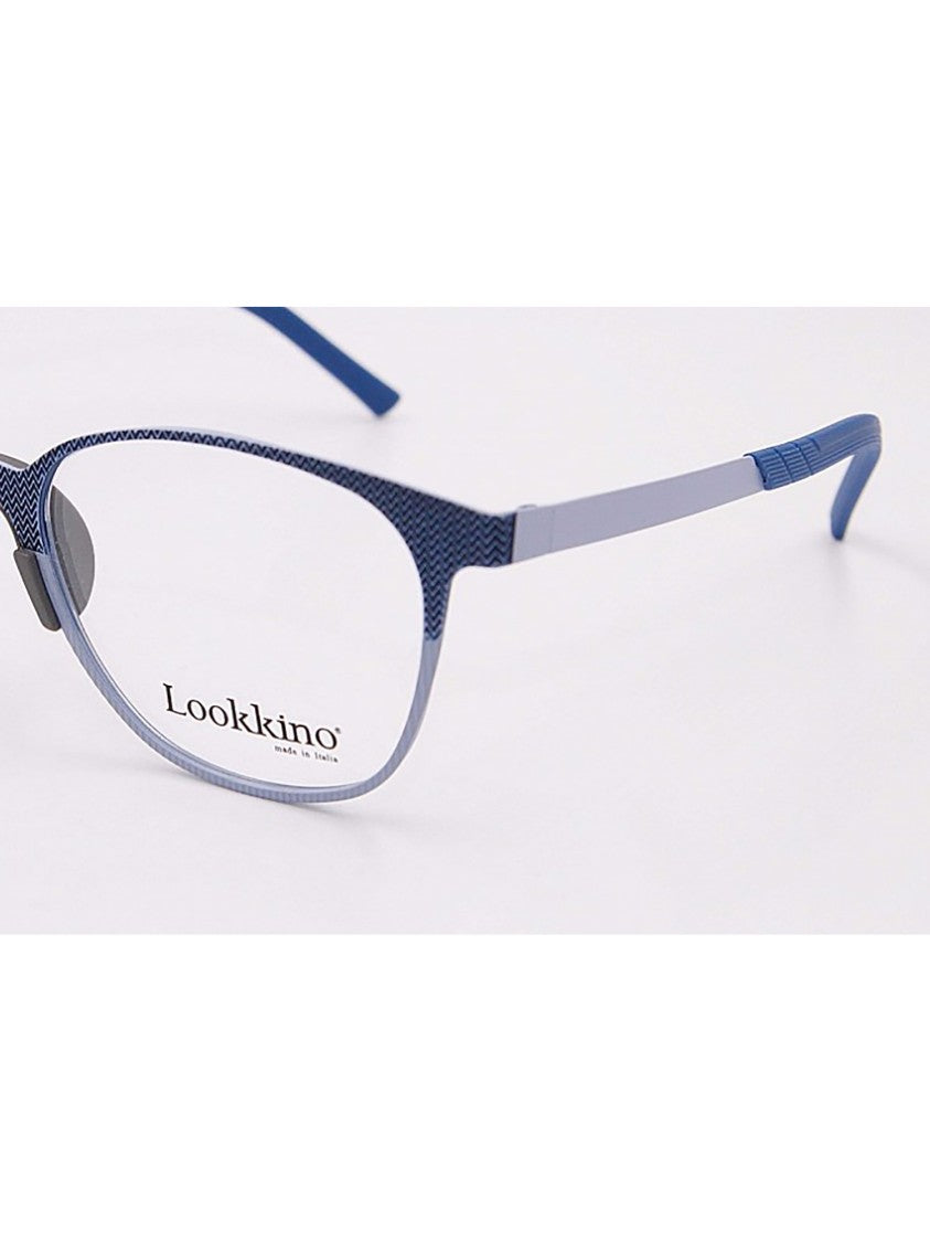 Lookkino Cat-Eye Optical Frames With Textured Blue Finish