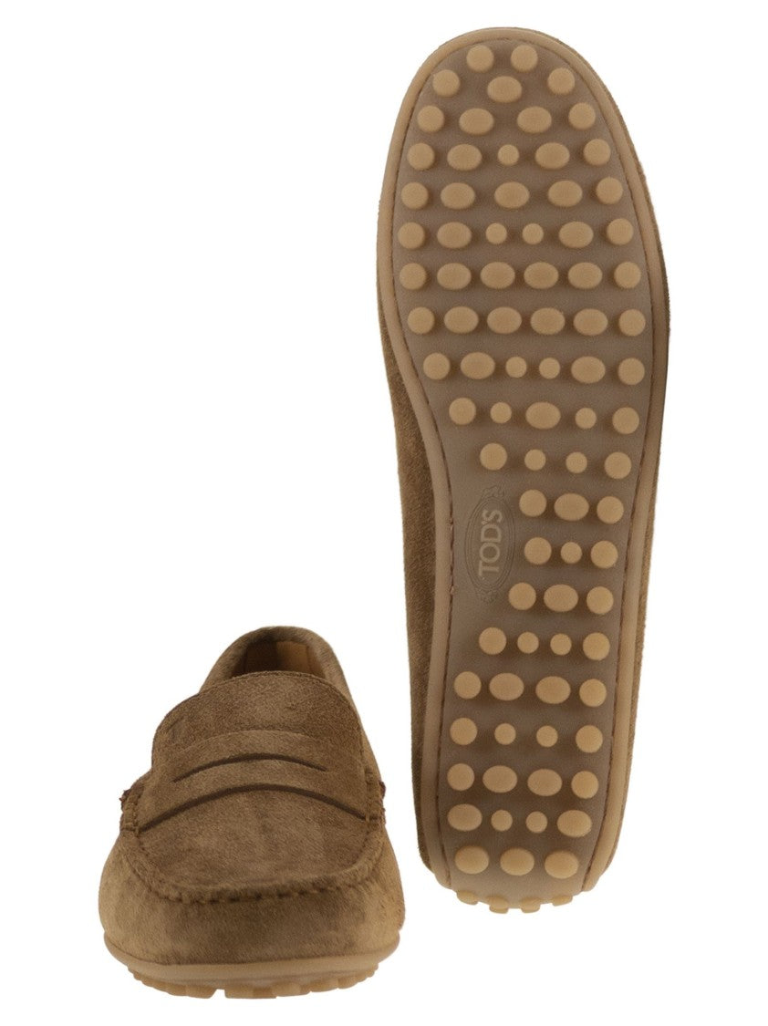 Tod's City Gommino Suede Loafer