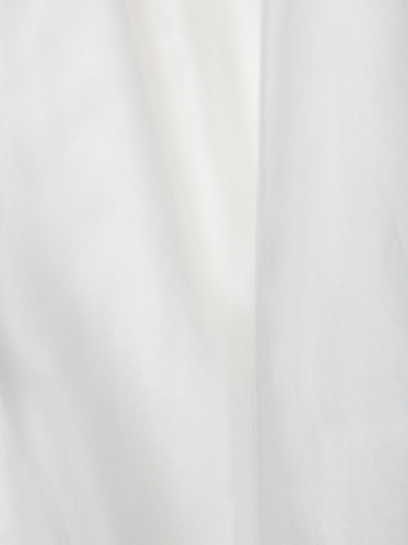 Blanca Vita High Draped Collar Sleeveless Top With Bow Back Closure