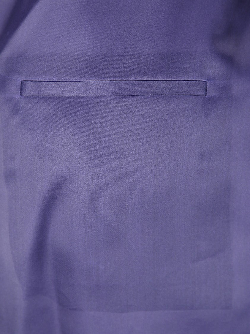 Khaite Semi-Transparent Silk Maxi Skirt With Deep Back Slit