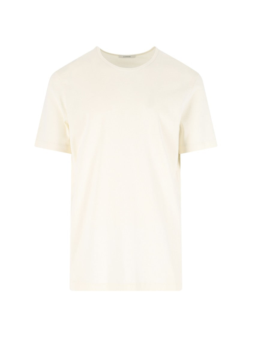 Lemaire White Classic Crew Neck Cotton T-Shirt