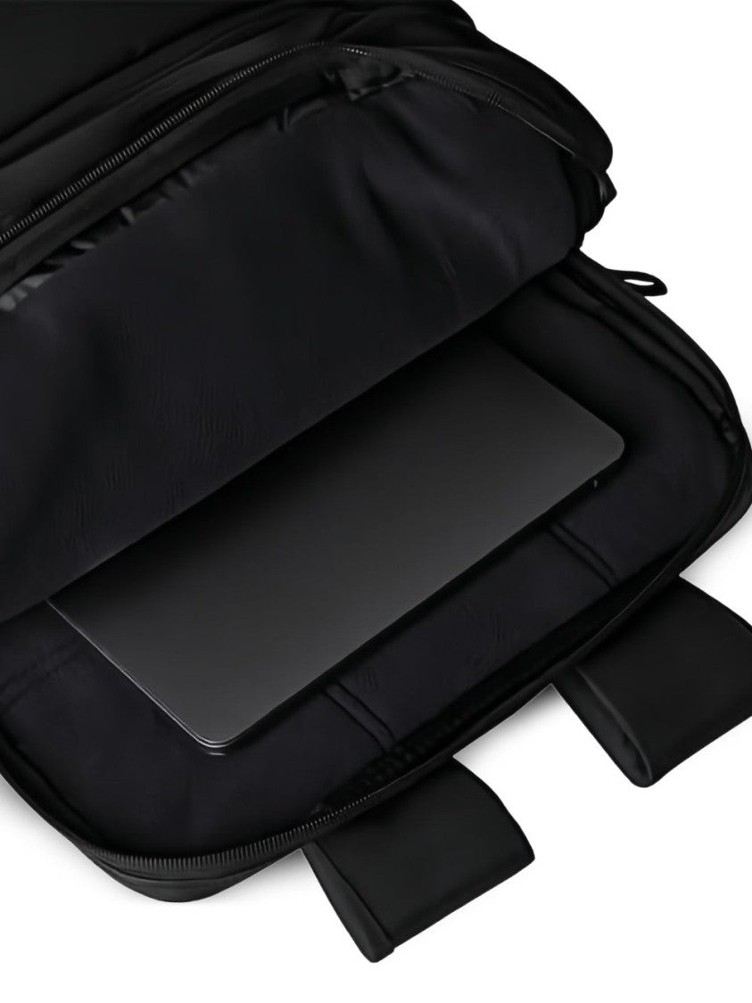 The North Face Black Boxy Multiple Compartments Backpack