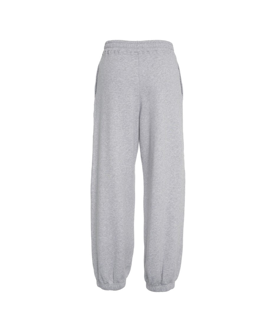 8Pm Relaxed Fit Grey Jogging Pants With Elastic Waistband